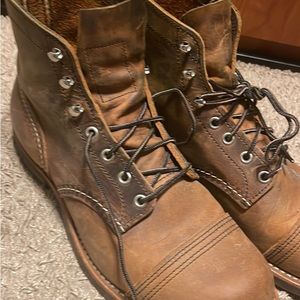 Red Wings Boots Iron Rangers Brown